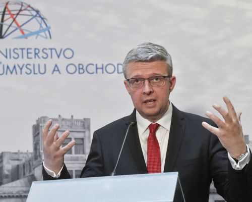 Návštěva ministra průmyslu a obchodu ČR