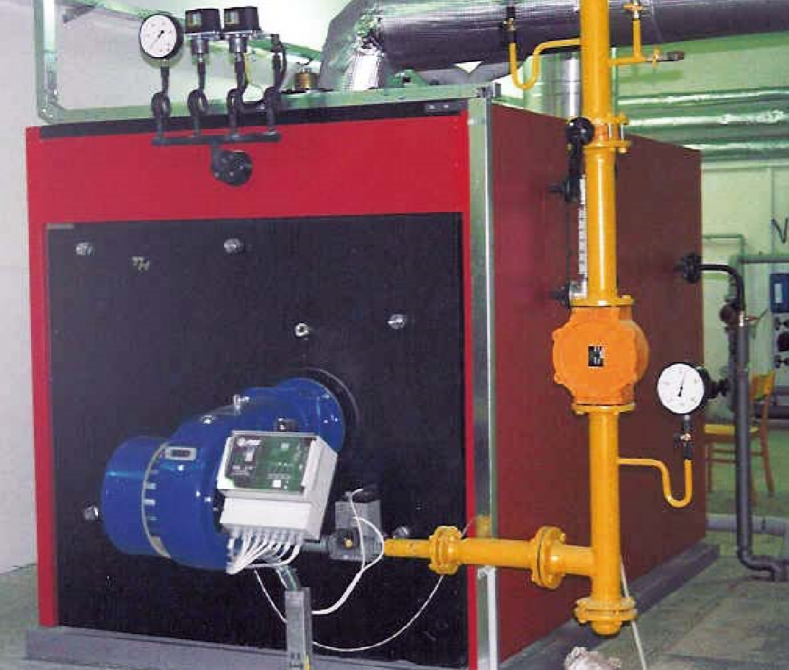 Low-pressure steam boilers for gaseous and liquid fuels THP-P