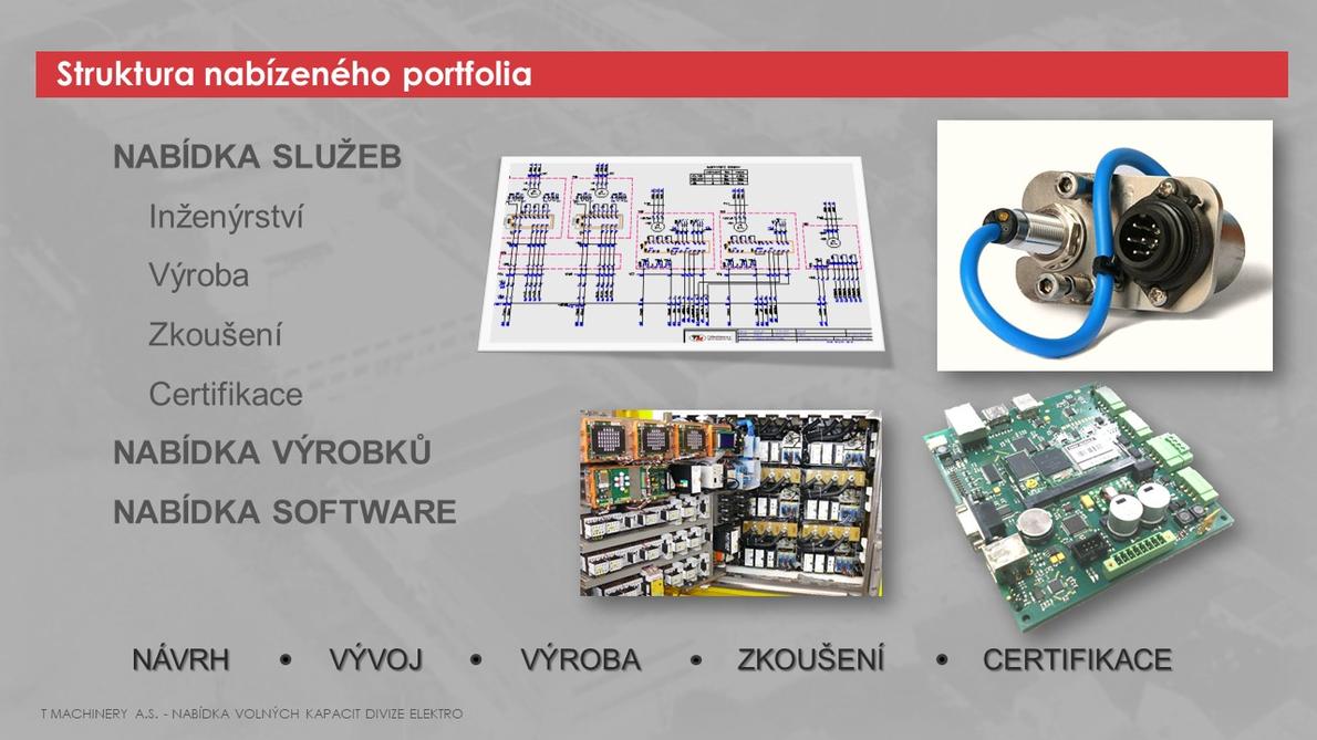 Oddělení elektro konstrukce